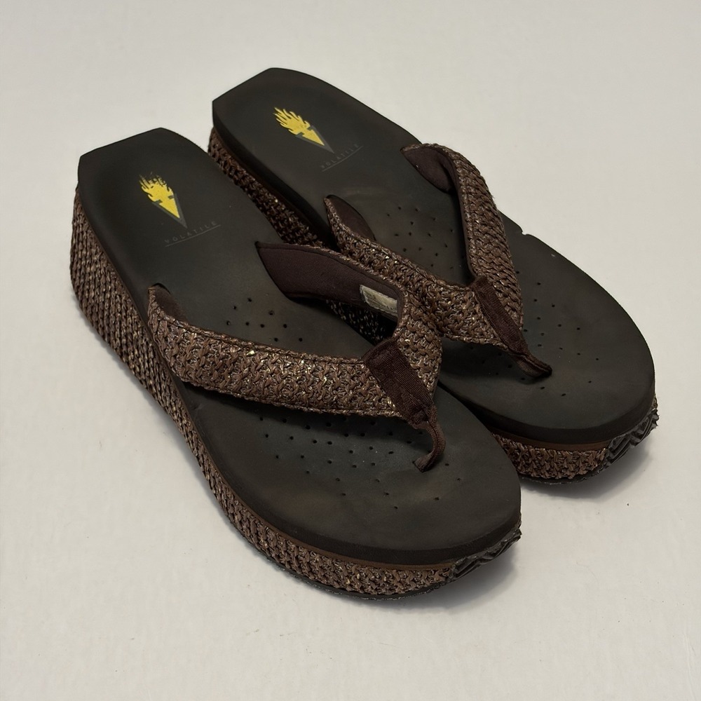 Y2K Platform Thong Sandals Rattan 9 Comfort Coastal European Summer Vacation